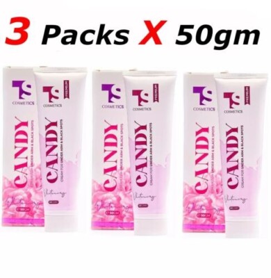 Candy Cream für Achsel-Mitesser-Aufhellung sowie empfindliche Bereiche 3 X 50gm