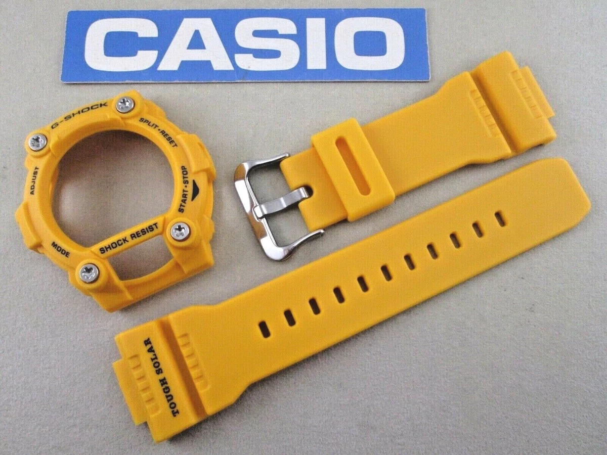 Casio g shop shock yellow strap