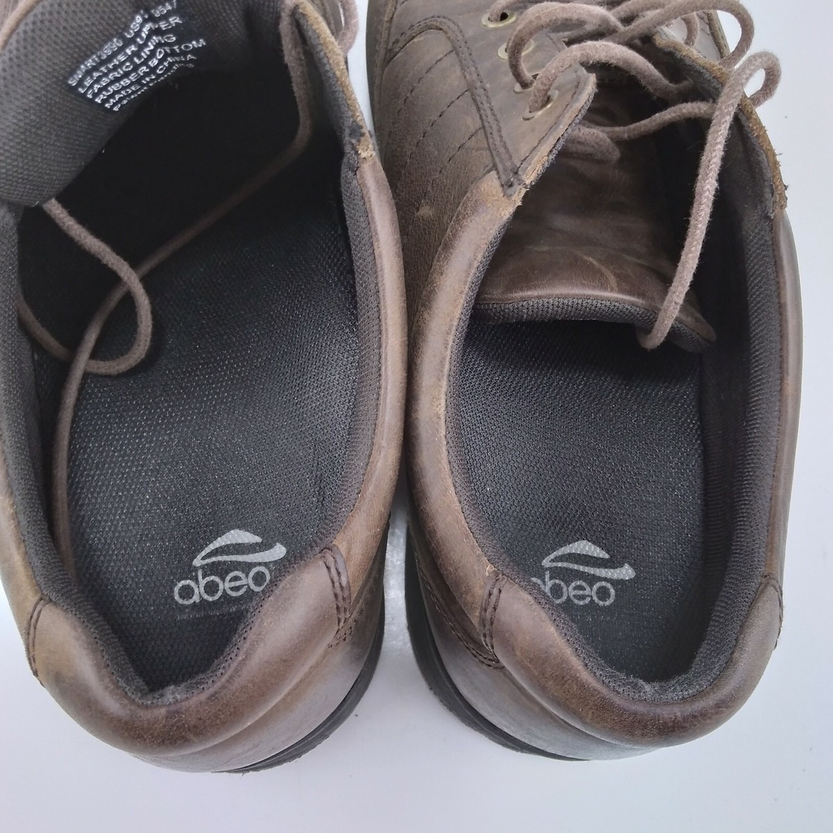 Abeo Smart 3990 Oxfords Brown Slip resistant Men\'s Size 9.5 ($)2037 Abeo Smart 3990 Oxfords Brown Slip Resistant Mens Size 9.5  main image 2