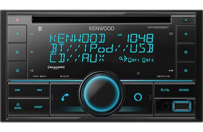 Kenwood DPX505BT Double DIN CD Receiver with Bluetooth Direct Access Button