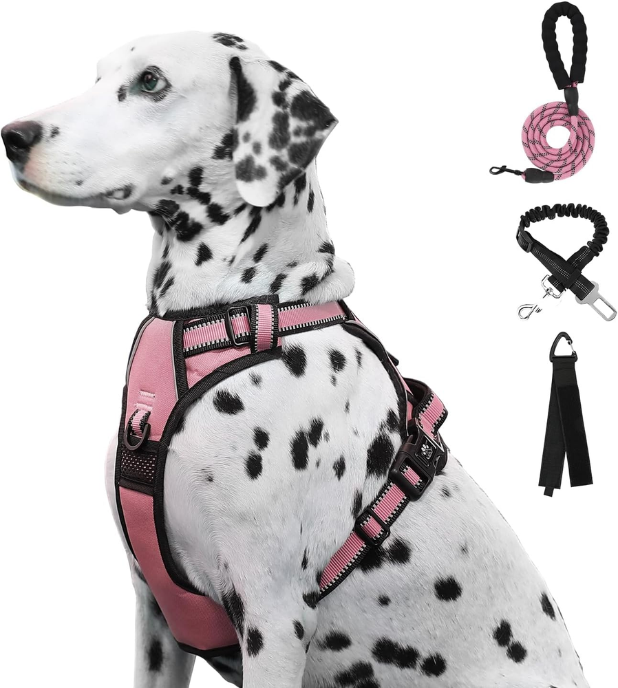 Dog Harness | No Pull Dog Harness | Reflective Oxford | Padded Handle | 4 Adjust