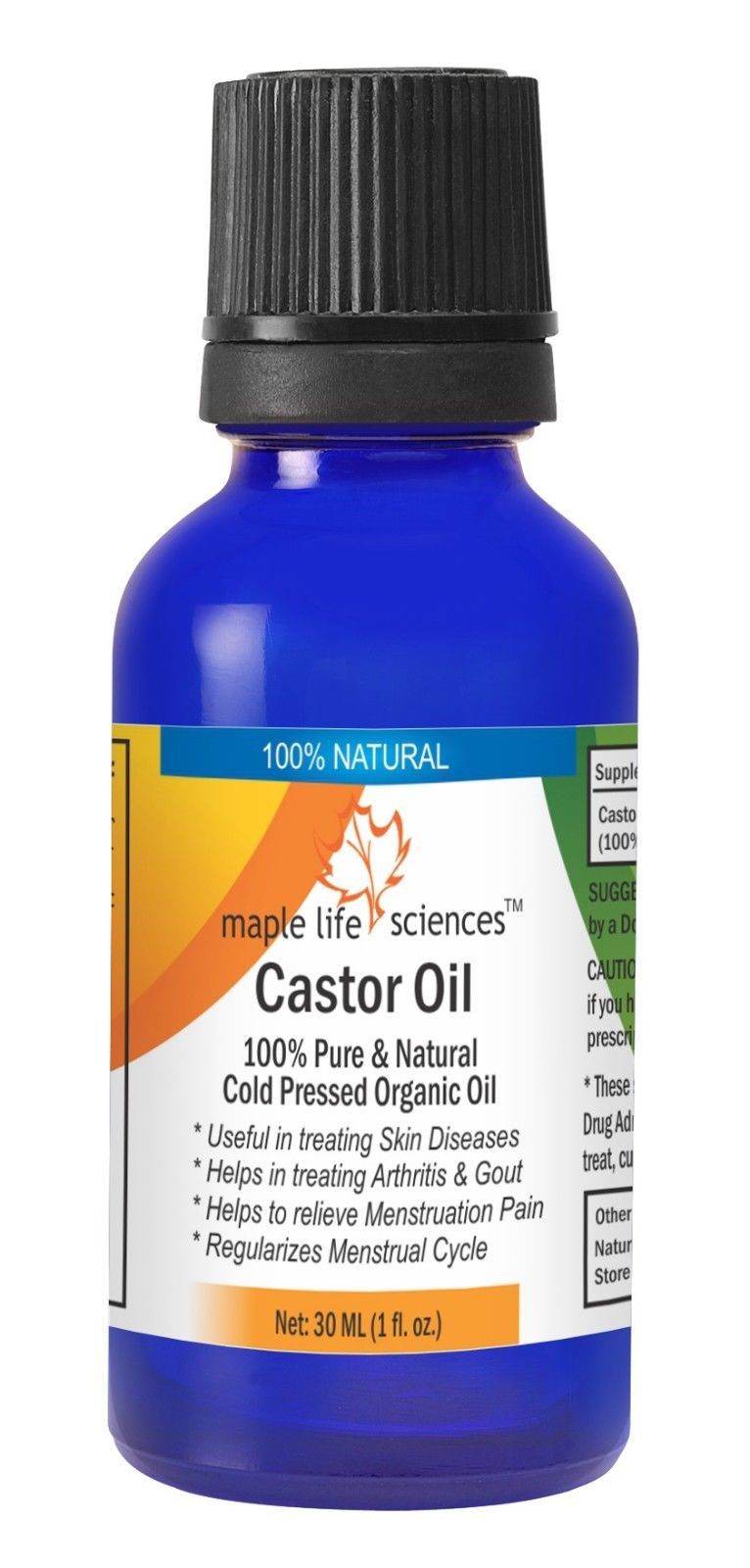 Castor Oil 100 Pure & Natural Helps Arthritis Gout Relieve