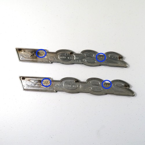 Vintage Datsun 280Z Emblems Fender Hood Trunk Keys Original - Foto 3 di 8