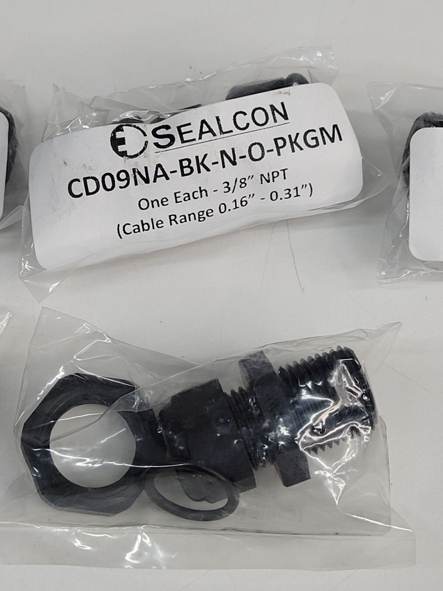 Sealcon CD09NA-BK-N-0-PKGM Black 3/8 NPT Dome .16'' - .31 Sealcon CD09NA-BK-N-0-PKGM Black 3/8 NPT Dome .16'' - .31