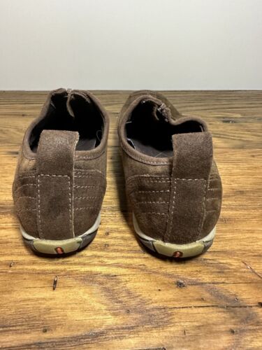Merrell Barrado Slip On-Brown Leather Zip-Up Casual Shoes Women US 7 EUR 37.5 - Picture 3 of 10