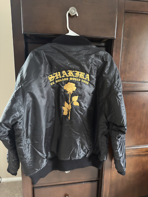 SHAKIRA El Dorado World Tour Jacket Merch Size XL Bomber Jacket (NEW with Tags)