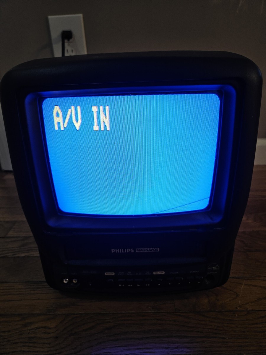 テレビ ALPHA-PA VTG Phillips Magnavox 9” CCA092AT02 Retro CRT TV/VCR Combo
