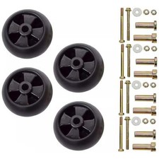 4PK Plastic Deck Wheel Kit for John Deere 737 757 Z Trak 60" Z Trak AM116299