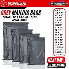Grey Mailing Bags Parcel bags Shipping bags Postal Bags Postage Bags