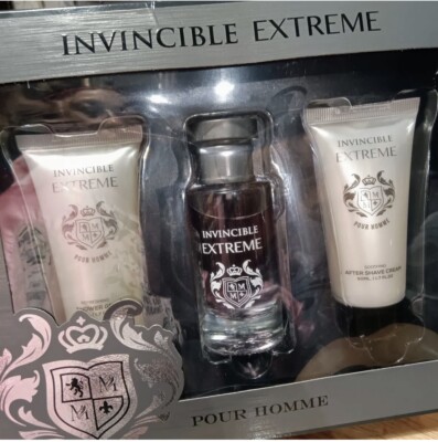 Invincible Extreme Pour Homme Gift Set  Aftershave, ￼￼Cologne , Shower gel￼￼