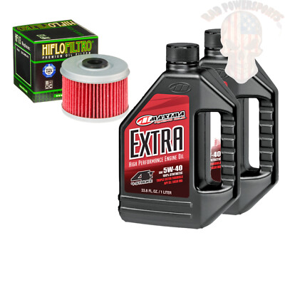 Oil Change Kit For 2004 Honda TRX400EX Sportrax Maxima Synthetic  5W-40