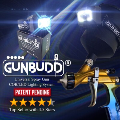 GunBudd  Universal Spray Gun Lighting System Spray Paint Gun Fits All