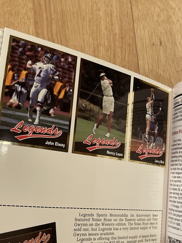 SIGNED Ernie Banks 1990 Legends Magazine Cubs AUTOGRAPHED Beckett BAS COA *Cards - Picture 8 of 9