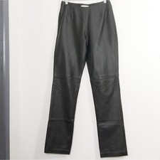 Hugo Buscati Collection leather pants straight leg 6 Tall