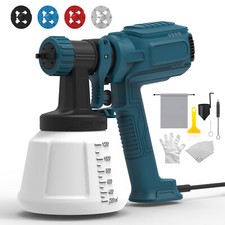 800W Electric Paint Sprayer Corded Paint Spray Gun For Fence Wall Furniture