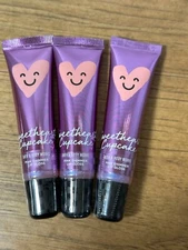 Set of 3 Bath & Body Works SWEETHEART CUPCAKE Lip Gloss New & Sealed Discontinue
