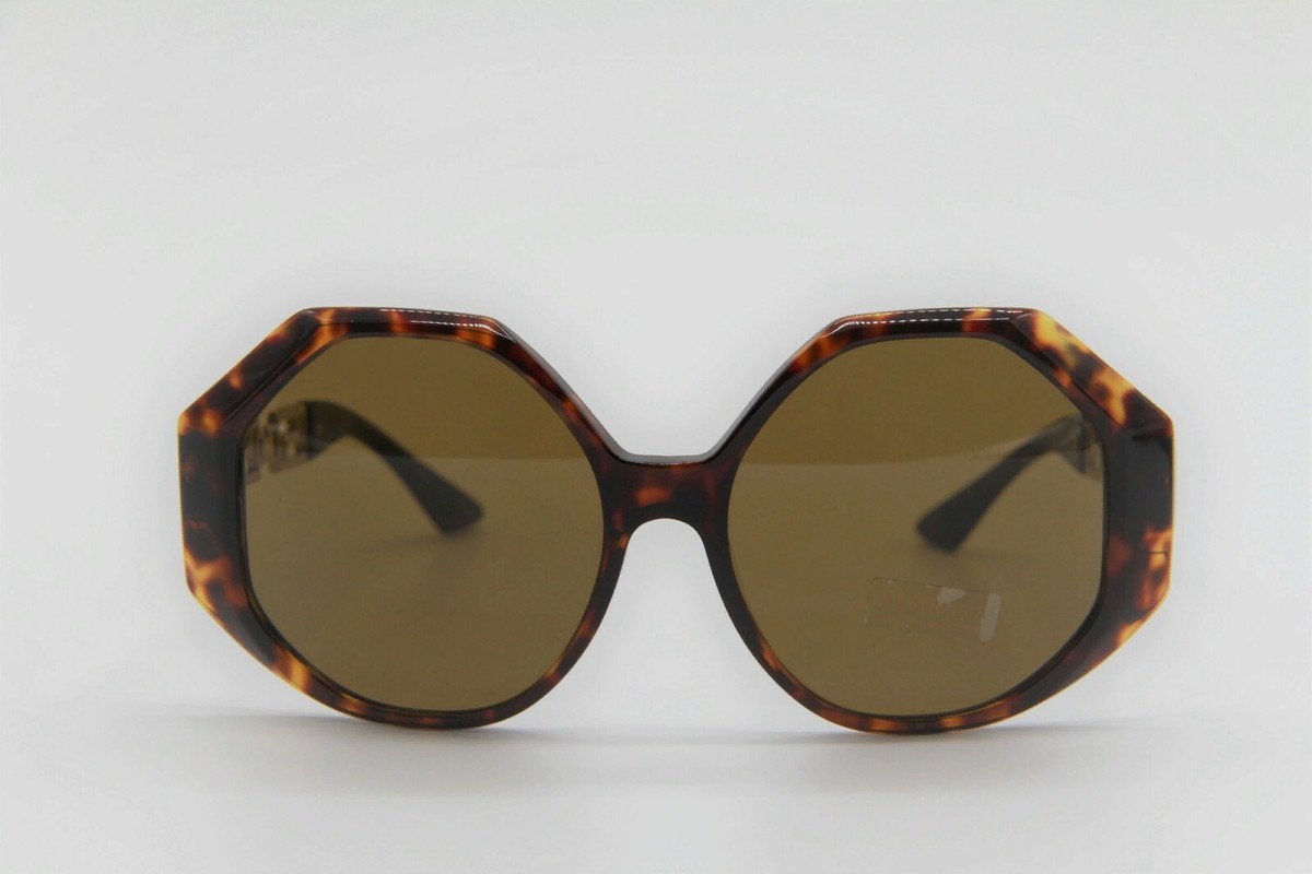 NEW VERSACE VE4395 108/73 HAVANA OVERSIZED WOMEN display picture 1