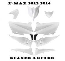 KIT CARENE TMAX 530 2012 2013 2014 BIANCO LUCIDO SCOCCHE PLASTICHE 11 PEZZI