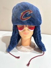 Cleveland Cavaliers Timofey Mozgov #20 Blue Furry Ushanka / Trapper Hat Key Bank