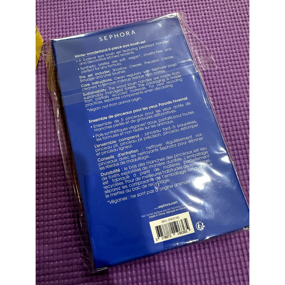 $109 Sephora комплект комплект 5 шт щетка для век и желая вам ухода за кожей набор новый сыворотка - Изображение 4 из 4