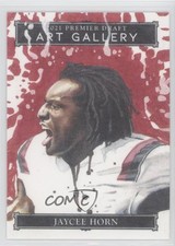 2021 Sage Premier Draft Art Gallery Jaycee Horn #AG-23 0g4