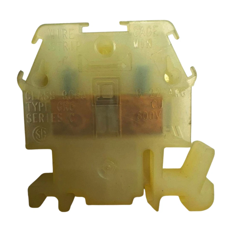 Square D 9080GR6 Terminal Block Series C, 600V, 8-22 AWG **Free Shipping** - Image 2 of 4