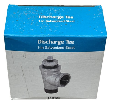 #ad #ad Star Water Systems 1quot; Discharge Tee Galvanized Steel 148123 {98}. $17.05