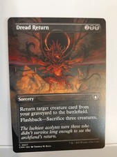 Dread Return (Borderless) Commander Masters Regular