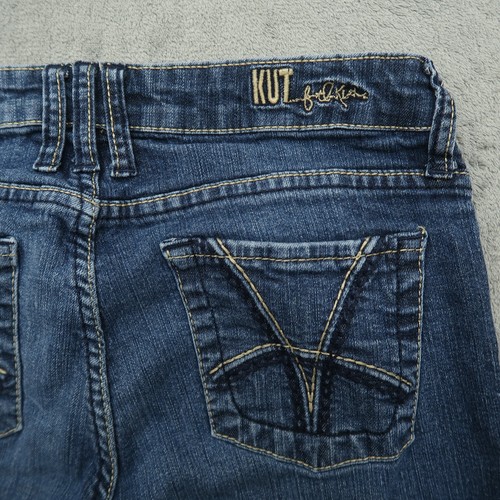 KUT from the Kloth Jeans Women's Size 6 Low-Rise Straight Denim 28.5" Inseam - Picture 14 of 17
