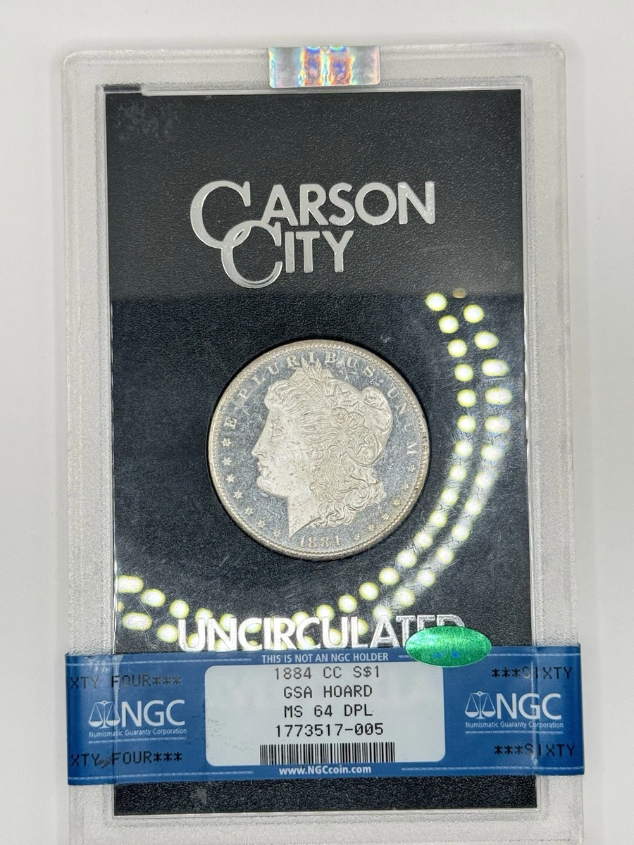 Carson City Grade MS 64 1884 Year Morgan US Dollars (1878-1921