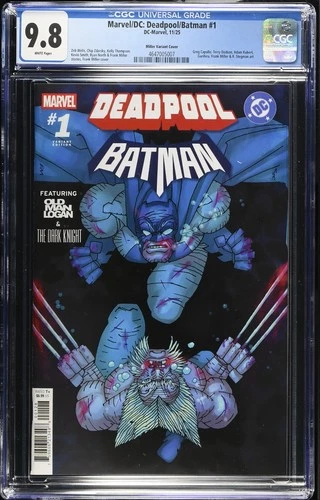 Deadpool/Batman #1 Frank Miller 1:50 "Batman/Wolverine" Incentive Cover CGC 9.8
