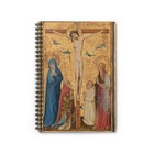 Abstract Art Spiral Notebook - Ruled Journal for Notes, A5 Paint Splash Design