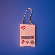 Vintage Pollenex Splash Dance Am Fm Shower Radio From 1985 Tested Red White Old