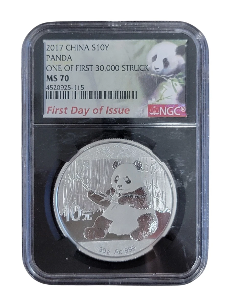 Chinese Panda MS 70 Graded 2017 Silver Bullion Coins for sale | eBay
