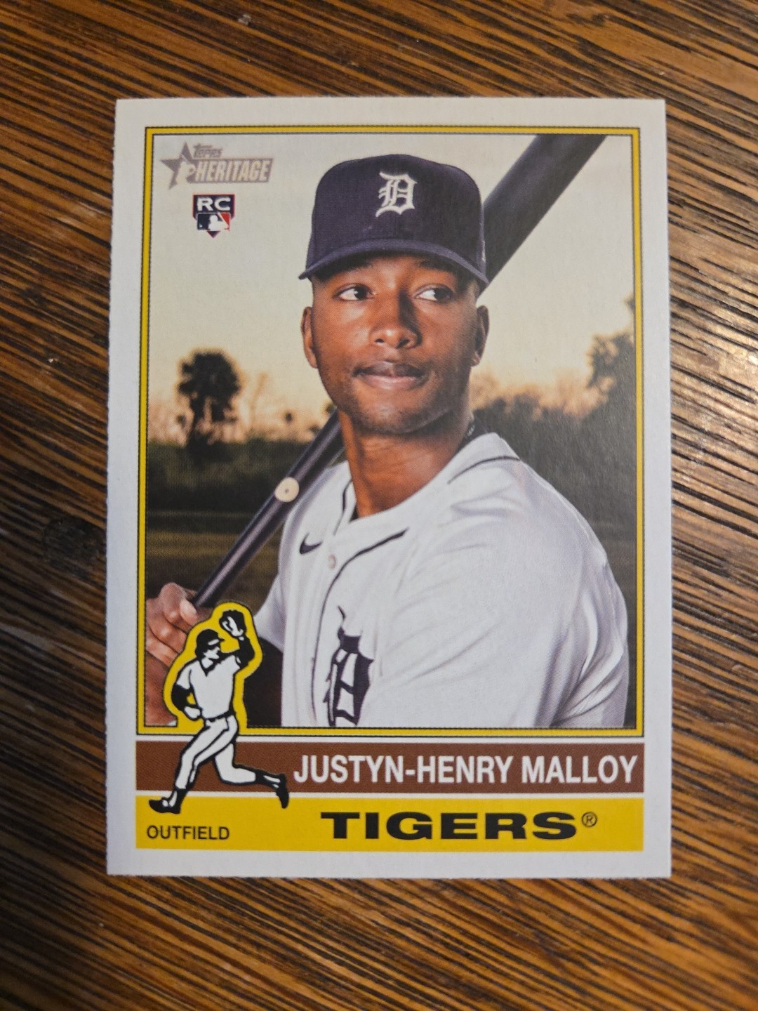 2025 Topps Heritage 305 Justyn-Henry Malloy RC