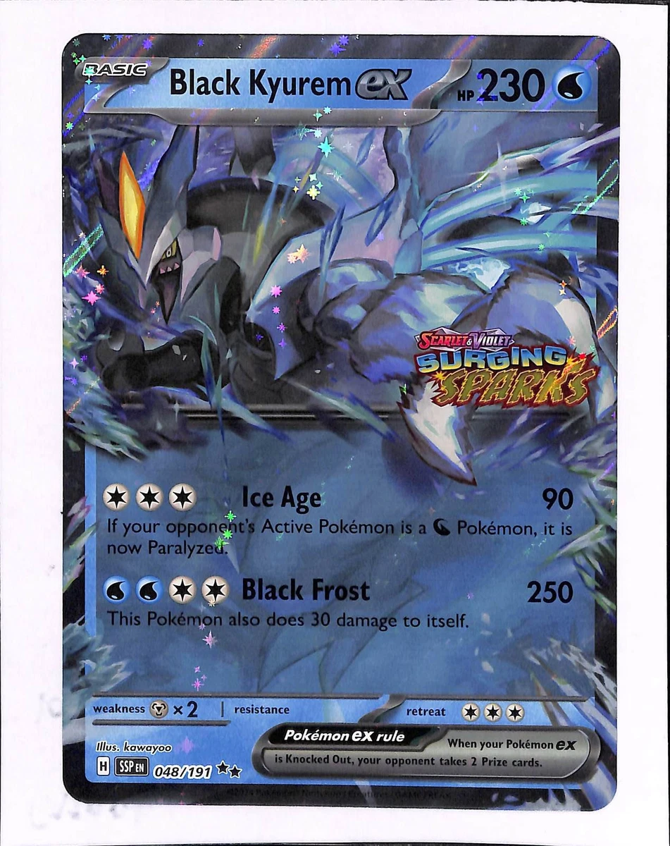 black kyurem pokemon card value Black Kyurem [Dragon]  Pokemon Card  Mikes Game Shop