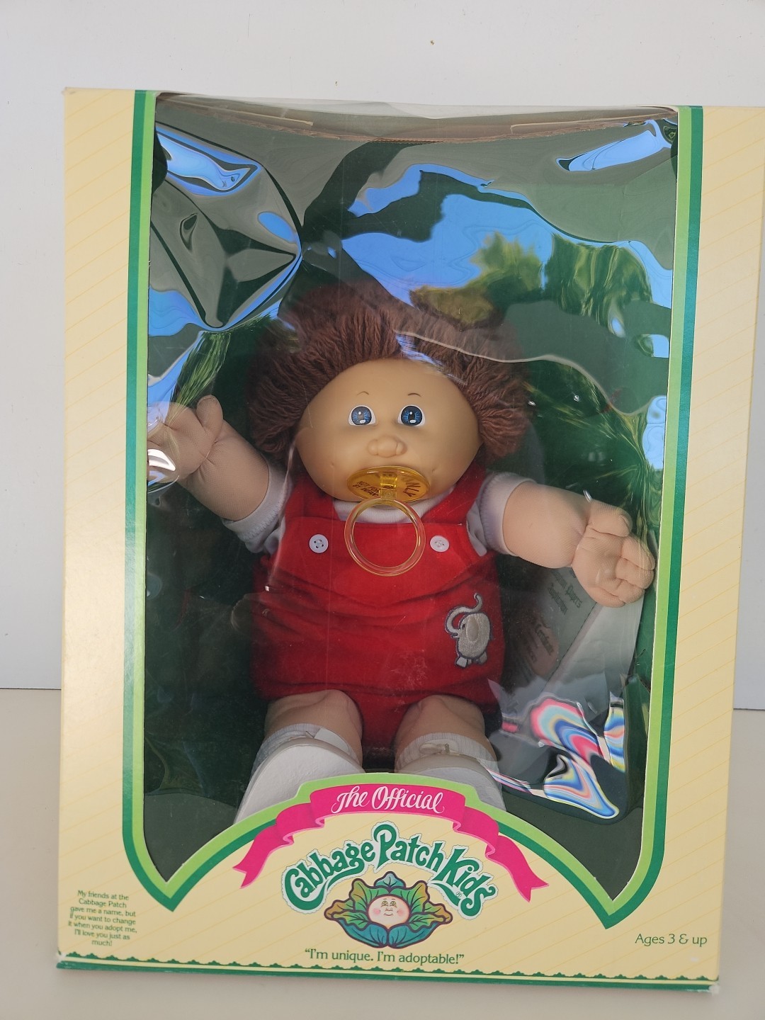 1983 Cabbage Patch Kids Doll Pacifier HM#4 IN BOX SEE MY STORE LOTS MORE