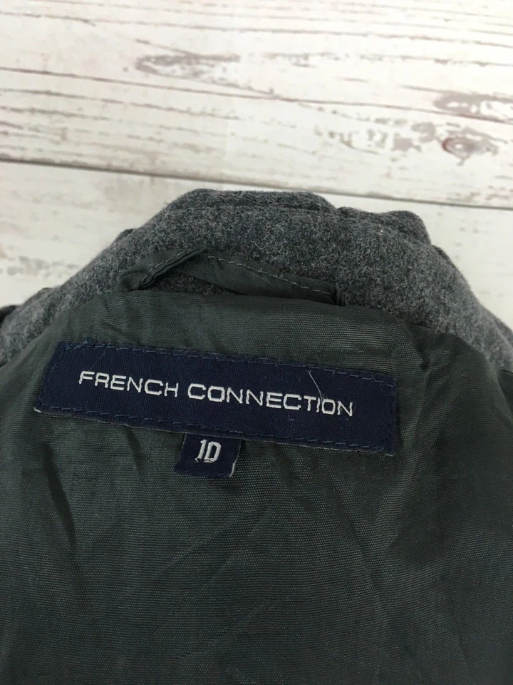 Abrigo estilo militar FRENCH CONNECTION - UK10 - Gris - Excelente estado Foto 4 de 4