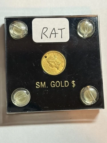 1852 Type 1 Liberty Head Gold Dollar AU Holed