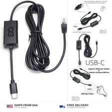 USB-C to RJ11 6ft Power Cord for Escort Passport Uniden Cobra Radar Detector