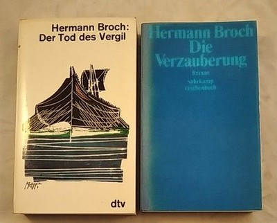 Konvolut von 2 Romanen von Hermann Broch [2 Bücher]. Broch, Hermann: