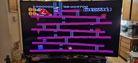 Vintage NES Console Bundle + 5 Games Donkey Kong Duck Hunt Vegas Dream More