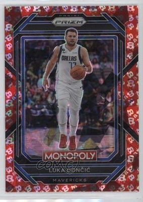 2022-23 Panini Prizm Monopoly Free Parking Prizm Luka Doncic #19 1i9m