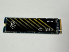 MSi M372 NVMe 512GB M.2 Gen 3.0 SSD 2280mm Solid State Drive