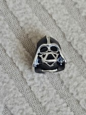 Sterling Silver Darth Vader Star Wars Charm &...