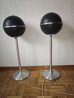 Vintage Grundig Kugel Lautsprecher mit Standfuß „Audiorama 4000“