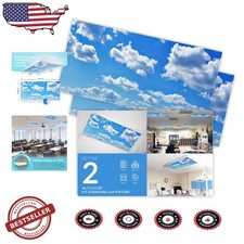 Fluorescent Light Filters Easy Install Vibrant Colors 2pk Office