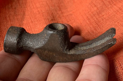 RARE ANCIENT ROMAN IRON PICKAXE (DOLABRA) HEAD 0-200 AD.