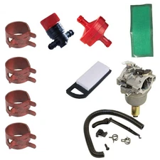 MIA12509 Carburetor Air Filter GY20573 Tune Up Kit Fits John Deere LA115 LA125