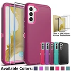 For Samsung Galaxy S22 5G Case, with 2 Screen Protector Heavy-Duty Rugged Cover